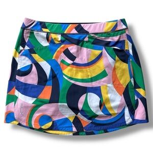 RLX Ralph Lauren Aim Printed Riviera Abstract Golf Skort
